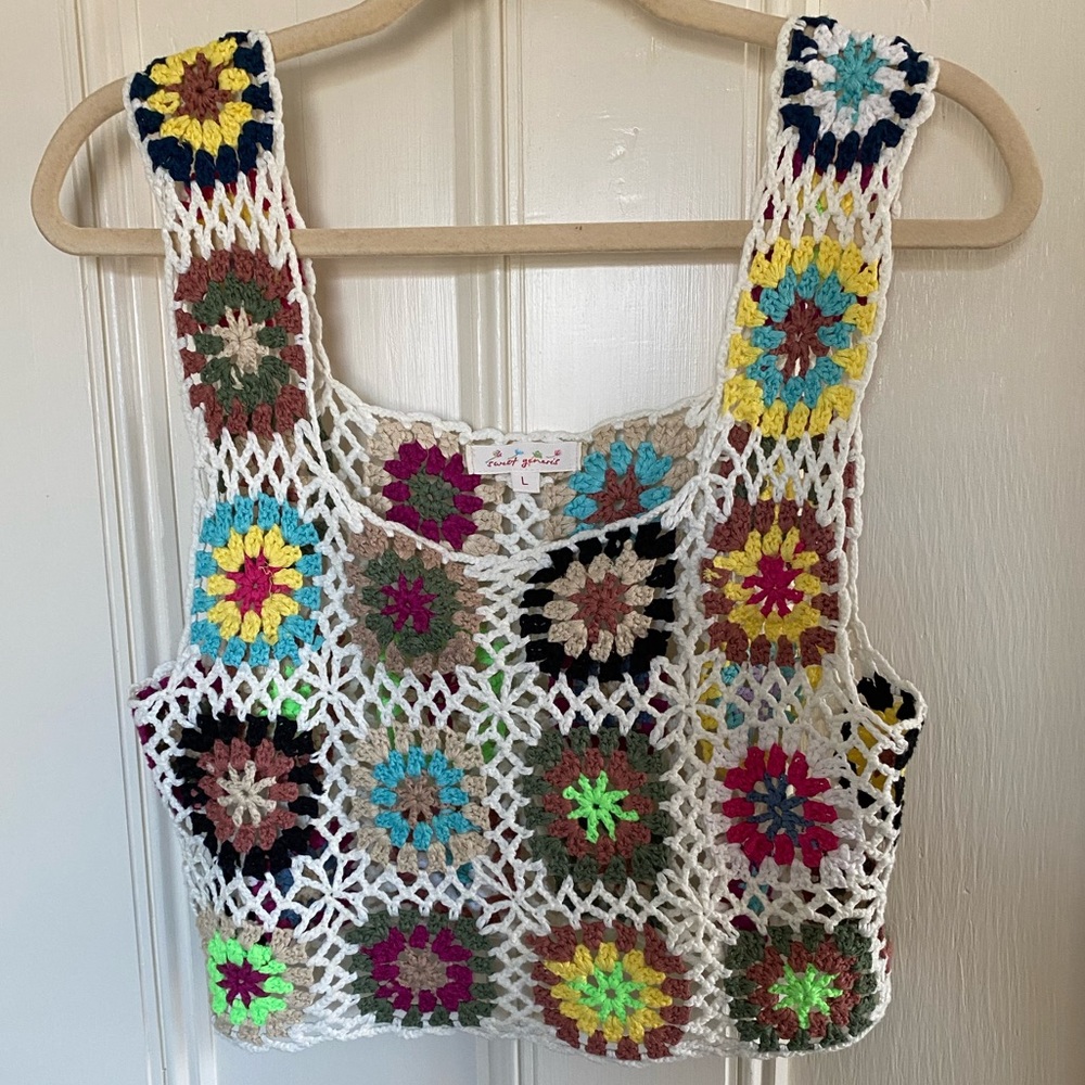 Crochet crop top